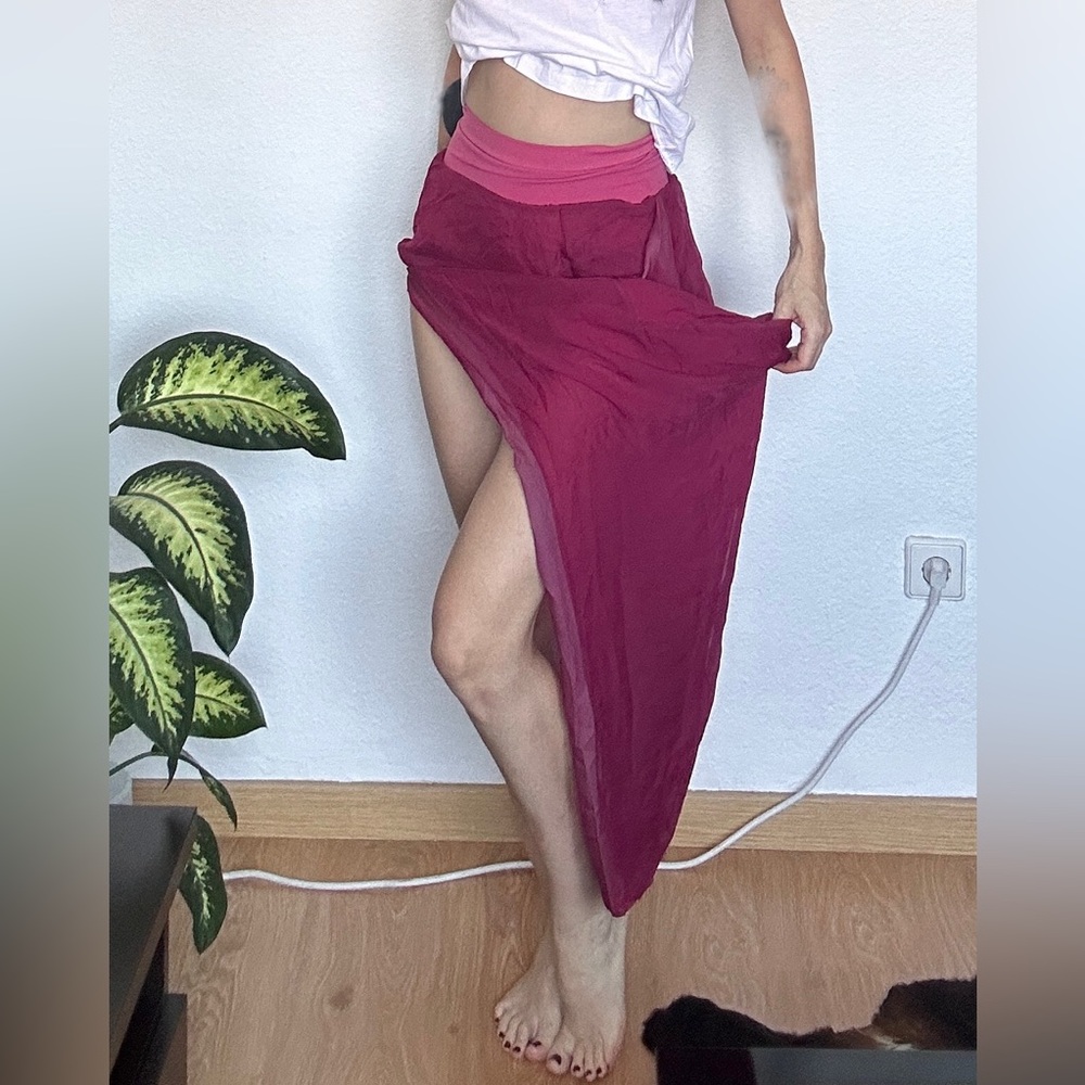 Rick Owens silk skirt